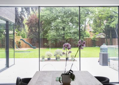 Six bedroom bespoke build Buckinghamshire - View into the garden image