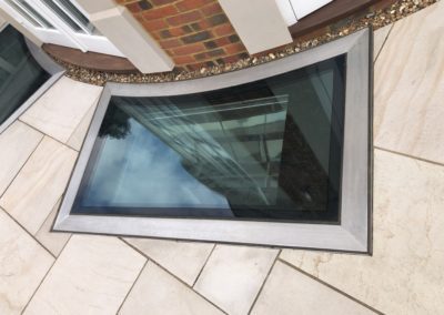 Six bedroom detached new build property in Buckinghamshire, with annex - Image of glass lightwell