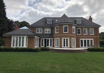 Six bedroom detached new build property in Buckinghamshire, with annex - Rear of house image