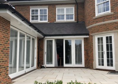 Six bedroom detached new build property in Buckinghamshire, with annex - Image of rear patio area