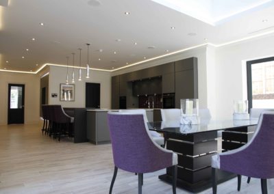 Six bedroom bespoke build Buckinghamshire - Kitchen and dining area image
